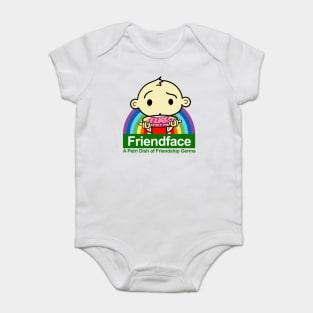 Friendface - A Petri Dish of Friendship Germs Baby Bodysuit